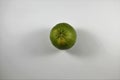 Lime citrus fruit on white background